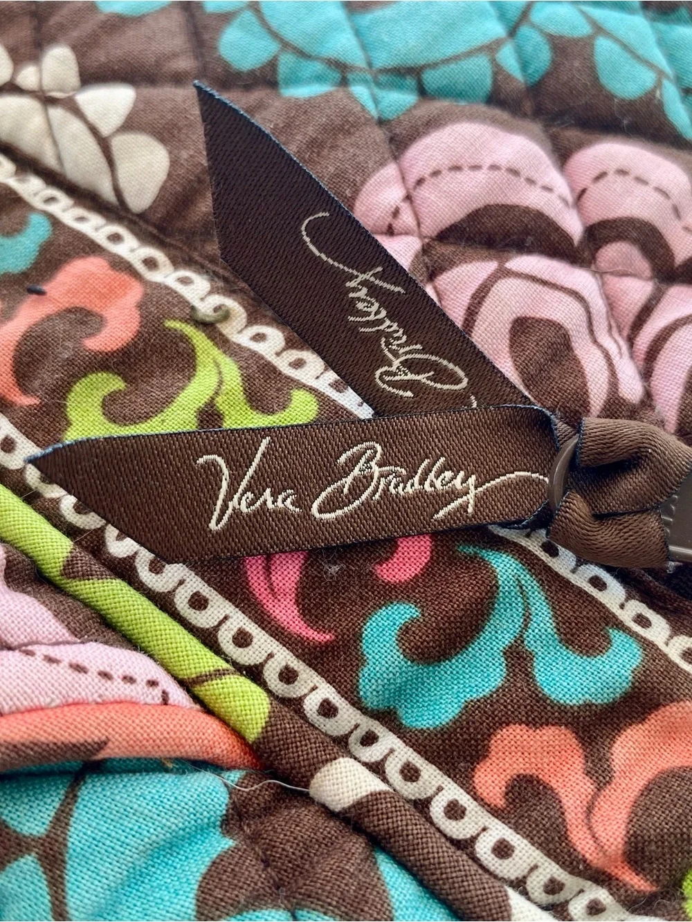 VERA BRADLEY Diaper Bag Tote Changing Pad Pockets